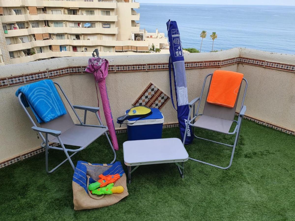 Benalbeach. Espectacular Terraza, Vistas Al Mar. بينالماذينا المظهر الخارجي الصورة